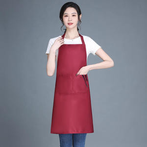 ผ้ากันเปื้อนแบบคล้องคอ โพลีเอสเตอร์ ขนาดเดียว กันน้ำ กันน้ำมัน ชุดยูนิฟอร์มร้านอาหาร บาร์ - Product Image 3