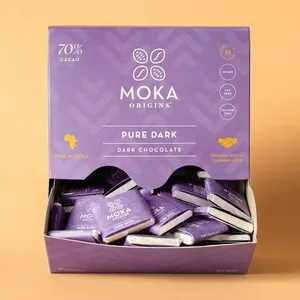 Caja <span class=keywords><strong>de</strong></span> Chocolate Mini Ecológica Personalizada, Embalaje <span class=keywords><strong>de</strong></span> Cartón con Laminación Mate y Recubrimiento UV para Exhibición <span class=keywords><strong>de</strong></span> Barras <span class=keywords><strong>de</strong></span> Chocolate al por Mayor - Product Image 6