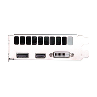 Carte graphique Abit GeForce GTX 1050 Ti 4 Go à ventilateur unique, GDDR5, compatible HDMI DVI DP, pour jeux sur ordinateur de bureau