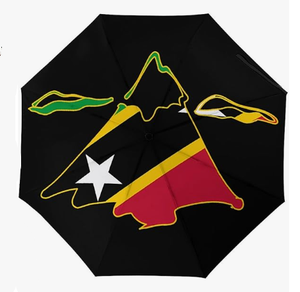 Paraguas de Viaje Personalizados al por Mayor de Saint Kitts y Nevis, Diseño de Moda, Resistentes al Agua y al Sol, Plegables, Automáticos y Portátiles - Product Image 3