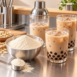 ผงโอ๊ตลาเต้ 1 กก. บรรจุถุง สำหรับร้านชานมไข่มุก ร้านกาแฟ รับผลิตแบบ OEM แบรนด์ส่วนตัว - Product Image 5