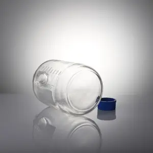 24 bouteilles en verre Borosilicate 100, 25, 50, 250, 500, 1000/3.3 ml, agent utilisé dans le verre frontal, avec filetage GL80 et balance
