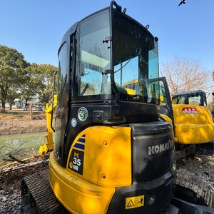 รถขุดโคมัตสึ PC35MR มือสอง รถขุดตีนตะขาบโคมัตสึ 3.5 ตัน พร้อมใบมีดดันดิน ราคาถูก รถขุดขนาดเล็กสำหรับขาย - Product Image 1