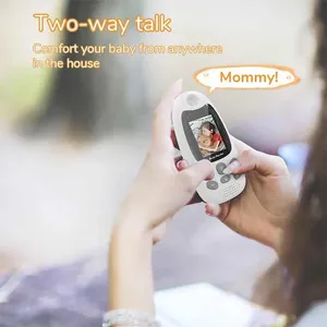 Babyphone sans fil avec transmission numérique sécurisée, surveillance audio et vidéo et vision nocturne infrarouge - Product Image 4