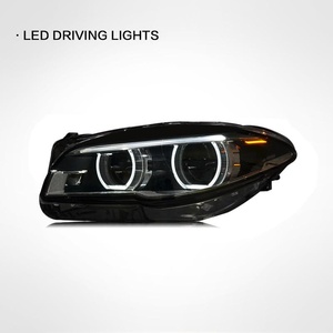 Gruppo <span class=keywords><strong>Fari</strong></span> a LED Completo con <span class=keywords><strong>Angel</strong></span> Eye WLJ per BMW Serie 5 F10 F18 2011-2017, Aggiornamento Retrofit LED DRL Completo per <span class=keywords><strong>Fari</strong></span> Anteriori - Product Image 2