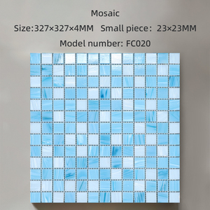 Moderno personalizzabile paesaggio mosaico modello piscina piastrelle di mosaico di vetro <span class=keywords><strong>per</strong></span> pesci stagno asilo Wading piscina fabbrica - Product Image 5
