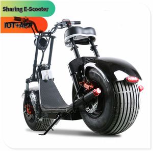 新款Citycoco电气1000w超能力电动滑板车25千米/h两辆大轮滑板车电动特价男士 - Product Image 3