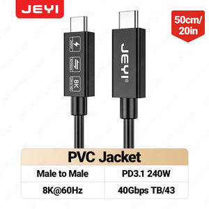 JEYI Factory M.2 bahan aluminium Heatsink 40Gbps 240W Thunderbolt 4/<span class=keywords><strong>3</strong></span> pengisian cepat kompatibel untuk stok Laptop/ponsel - Product Image 3