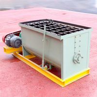 Agitateur de type horizontal utilisé pour la ligne de production d'engrais organique à base de fumier de poulet