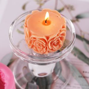 Gifts Decoration Roman Baking Panty Rose <b>Soap</b> <b>Mould</b> Candle Silicone Wax Valentines Day Candle Gift 2023 for Candle Making - Product Image 2