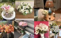 Couronne de tulipes de style nouveau, couronnes pour porte d'entrée, décorations de tulipes pour la Saint-Valentin et Pâques, à suspendre à la porte