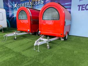 Chariots de cuisine mobiles pour en-cas en plein air avec construction en acier inoxydable Capacité personnalisable Équipement de cuisson entièrement équipé - Product Image 6