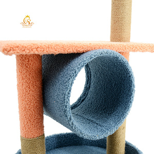 Plataforma de Actividades para Gatos de Interior EUR PET, Árbol para Jugar y Rascarse, Mueble para Gatos de 2 Niveles, Torre de Escalada de Madera para Gatos - Product Image 2