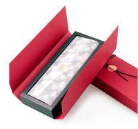 Boîte à chocolat vide de luxe personnalisée en gros, emballage alimentaire, deux pièces, OEM ODM, ruban, tiroir, emballage cadeau pour chocolat