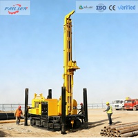 Foreuse rotative et pneumatique DTH sur chenilles Pailien 200m/300m portable pour puits profonds avec moteur diesel à vendre