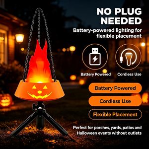 Lampe d'ambiance LED à effet de feu simulé pour événements, fêtes et spectacles - Product Image 5