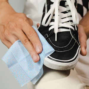 Toallitas de Limpieza Ecológicas para Zapatillas, Toallitas Húmedas Desechables para Limpiar Zapatos, Tamaño Portátil para Viajes, 20 Toallitas por Caja - Product Image 5