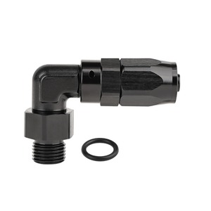 ข้อต่อสายยาง Haofa 90 องศา AN6 AN8 AN10 อะแดปเตอร์ Orbf สำหรับสายยาง - Product Image 1