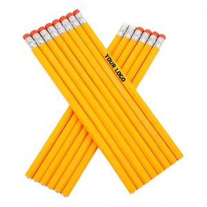 Wholesale School Stationery Supply Standard Pencils HB Wooden Pencil with Custom Logo Printed for <b>Children</b> - Product Image 1