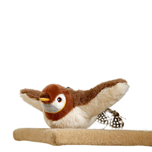 Jouet d'Halloween de luxe pour <span class=keywords><strong>chat</strong></span>, oiseau en carton à ailes battantes simulées, électrique, avec ailes oscillantes, hauteur réglable, pour l'auto-entretenissement - Product Image 1