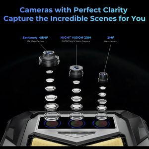 [Estreno mundial] <span class=keywords><strong>Oukitel</strong></span> <span class=keywords><strong>WP26</strong></span> Teléfono celular resistente 10000mAh, 8GB, 256GB, Smartphone 48MP + 20MP Cámara nocturna, Teléfono móvil, MTK P90 - Product Image 4