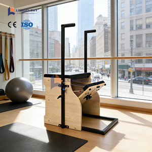 Silla de Yoga de Madera de Arce con Asa de Aluminio para Ejercicios Musculares, Silla Wunda, Máquina de Pilates, Reformer de Pilates - Product Image 3