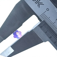 500g Fleurs en PVC à sequins en forme de fleur de prunier 4-10mm, feuilles de perles transparentes colorées DIY pour vêtements, chaussures, sacs, décorations de scène