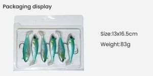 طعم صيد مطاطي جديد تمامًا وواقعي من نوع ستايلو مفصلي 255 مصنوع في الصين - Product Image 2