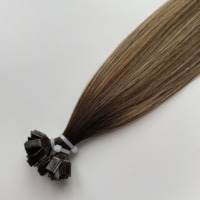 Offre Spéciale – Extensions de Cheveux Humains Remy Blond Platine Européen, Lisses et Doux, à Pointe Plate Pré-Collée, à Kératine Invisible, Tissage Simple