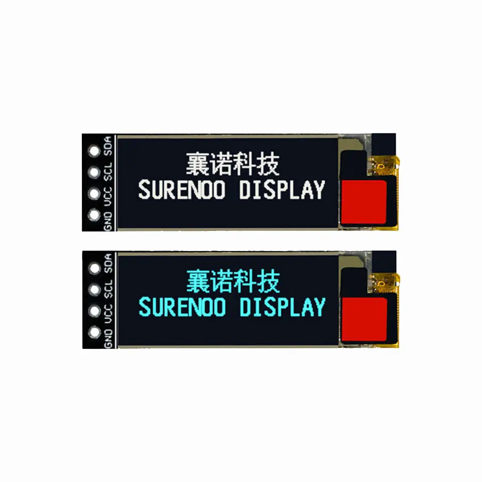 Real OLED Display, 0.91 "12832 128*32 38.0X12.0 SSD1306 Serial I2C IIC Graphic LCD Module Display LCM Screen Panel