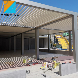 <span class=keywords><strong>Pergola</strong></span> motorisée en aluminium imperméable <span class=keywords><strong>pour</strong></span> extérieur <span class=keywords><strong>3x3</strong></span> 3x4 4x4 6x4 - Product Image 5