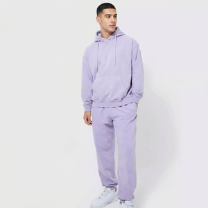 ชุดกีฬาสีสันหลากหลาย รับสั่งทำโลโก้ พิมพ์ลายได้  แบบ unisex  สไตล์ล่าสุด เนื้อผ้าหนานุ่ม ระบายอากาศดี ซักแบบ Acid Wash ผ้าฝ้าย 100% - Product Image 1
