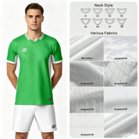 Nouvelle saison, dernière collection, ensemble complet d'uniformes de football personnalisables, maillot de football vierge, vente en gros d'usine