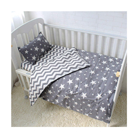 Housse de couette, drap et taies d'oreiller 100% coton, ensemble de literie pour bébé, doux pour la peau