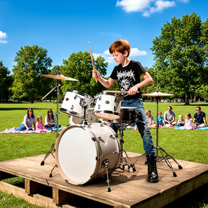 Bacchette per Batteria in Legno Professionali DIDA MA-9C Modello 7A con Logo Personalizzato Confezione all'Ingrosso (500) per <span class=keywords><strong>Musicisti</strong></span> - Product Image 2