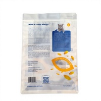 Sachet d'emballage personnalisé imprimé sur mesure en résine PET de qualité alimentaire, à huit soudures, avec fermeture éclair, pour aliments chauds, snacks pour bébés, café, noix