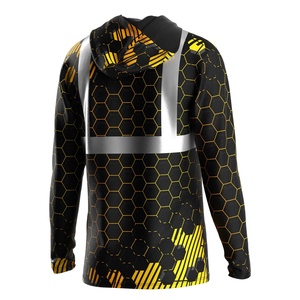 Sudadera con Capucha Reflectante para Pesca Nocturna para Hombre, Manga Larga, UPF 50+, Secado Rápido, para Pescadores Entusiastas - Product Image 4