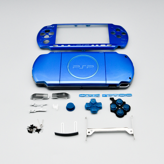 Blue 2021 Top Quality Full Cover Console Housings Full Repair Parts for PSP3000
