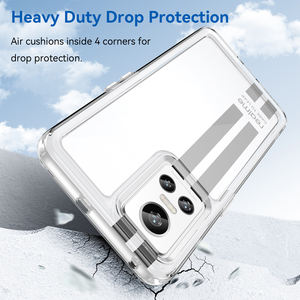 Funda de teléfono transparente colorida para Realme GT 5 6, funda móvil plegable de acrílico duro para Realme GT 6T <span class=keywords><strong>Neo</strong></span> 3, funda trasera - Product Image 5