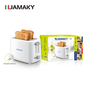 Torradeira JAMAKY 1000W para 2 Fatias em Aço Inoxidável com <span class=keywords><strong>7</strong></span> Níveis de Tostagem, Funções de Reaquecimento, Descongelamento, Abertura Automática e Anti-encravamento para Uso Doméstico - Product Image 3