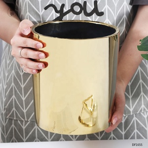 Vela con logo en relieve de cera de soja, recipiente para hacer velas extra grande, dorado, galvanizado - Product Image 3