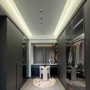 ตู้เสื้อผ้าสองชั้นแบบปรับแต่งได้, ตู้เสื้อผ้าสองชั้นแบบหรูหราสำหรับห้องห้องนอน - Product Image 1