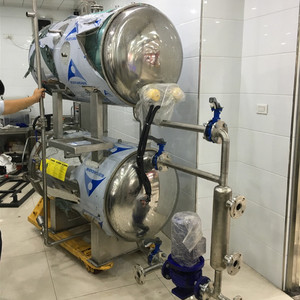 Phòng thí nghiệm nhỏ vặn lại Nồi hấp cho chế biến thực phẩm thí điểm nhà máy tiệt trùng - Product Image 6