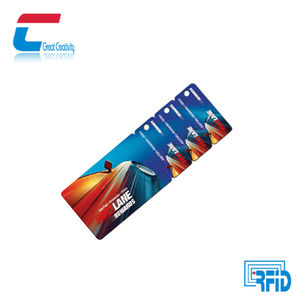 Tarjeta de llavero de tarjeta de PVC de plástico de tamaño no estándar con precio de fábrica al por mayor, tarjeta combinada de fidelidad personalizada - Product Image 6
