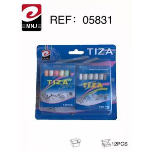 TIZA Chalk 12Pcs White For Writing On Board - Product Image 3