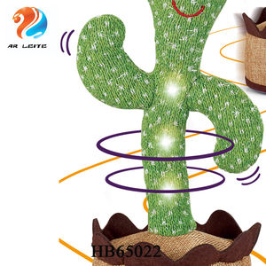 Jouet en peluche électronique populaire, jouet amusant, danse, conversation, <span class=keywords><strong>marche</strong></span>, Cactus, poupée avec lumière, nouvelle collection 2022 - Product Image 2