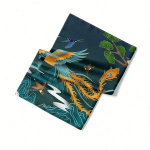 Pañuelos de Seda para Mujer, Elegantes Pañuelos de Seda para la Cabeza, Impresión Personalizada de Pañuelos de Seda, Servicio OEM para Pedidos al por Mayor y en Grandes Cantidades, Envío Rápido - Product Image 6