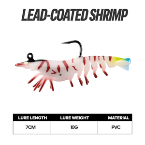 Leurre souple réaliste lumineux en PVC bionique, 7cm 10g, multi-segments, lot de 3, avec boîte de rangement, lesté pour la pêche - Product Image 4