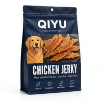 Sacs d'emballage personnalisés pour aliments pour chiens et chats, pochettes à fond plat, emballage pour friandises et collations pour animaux de compagnie avec fermeture éclair