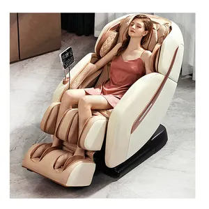 «Cadeira massageadora pequena 4d zero gravidade, luxuosa, esticável sl, faixa elétrica, sofá